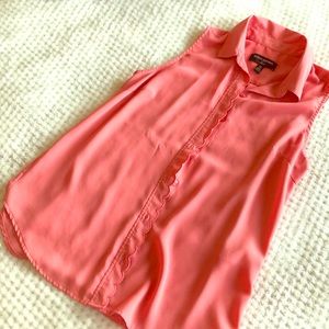 Banana republic button down collared tank size XS